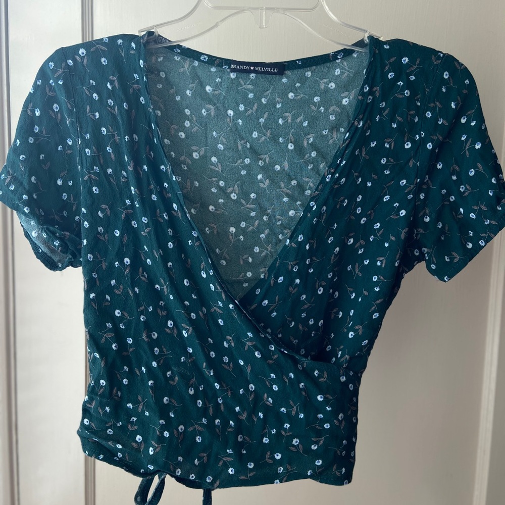 Brandy Melville Rae Wrap top